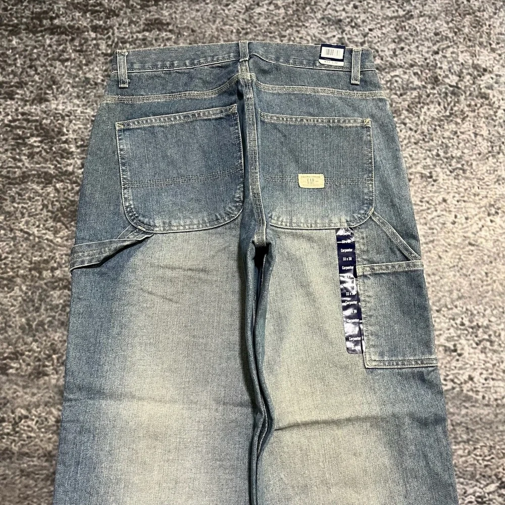 NWT‎ Gap Carpenter Jeans Mens 31x30 Blue Faded Baggy Wide Leg Vintage Y2K